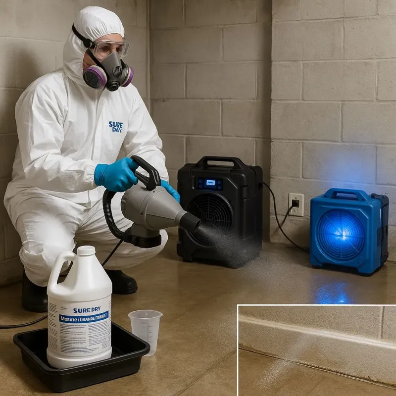 Sanitization and Odor Removal process in Benton Heights, MI