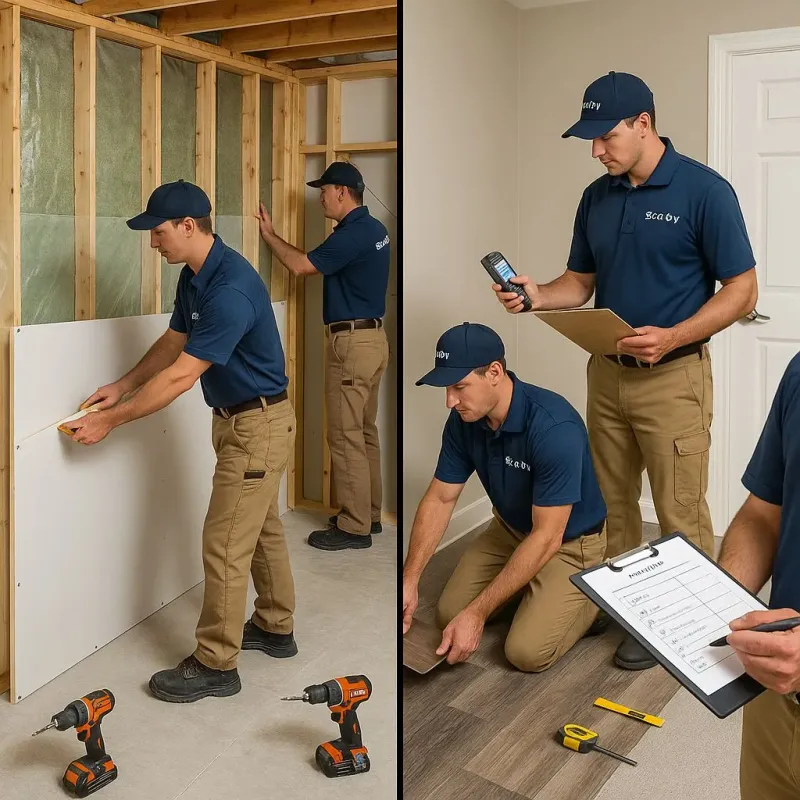 Repairs and Reconstruction process in Benton Heights, MI
