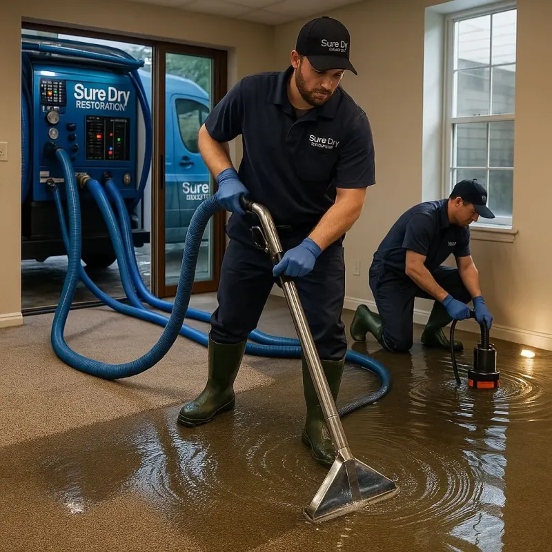 Water Extraction and Removal process in Benton Heights, MI